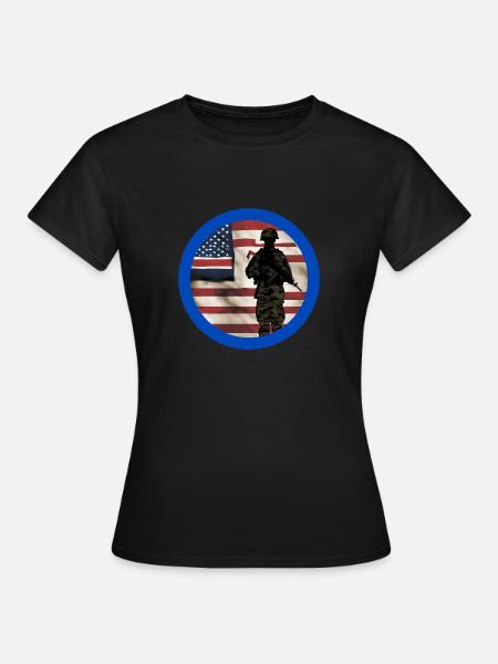 Veteran, Veteran, Waffenstillstand, Militär. - Frauen T-Shirt - Schwarz