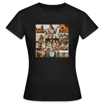 Volksmusik - Musiker - Frauen T-Shirt - Schwarz - Vorne - AI Model Female 172 dark (172cm)