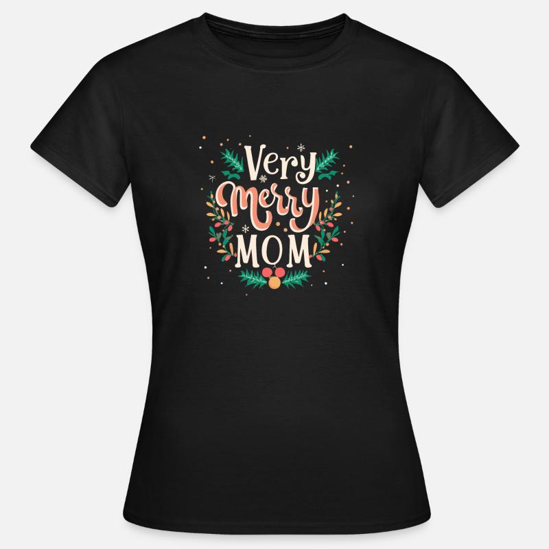 Yuletide Mom Magic - Women's T-Shirt - black