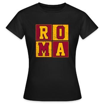 Roma - Women's T-Shirt - black - Front - AI Model Female 172 dark (172cm)