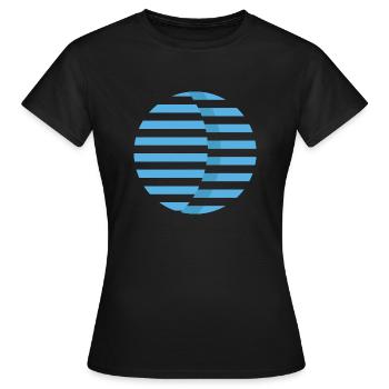 Planète - T-shirt Femme - noir - Devant - AI Model Female 172 dark (172cm)