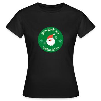 Kein Bock auf Weihnachten - Frauen T-Shirt - Schwarz - Vorne - AI Model Female 172 dark (172cm)