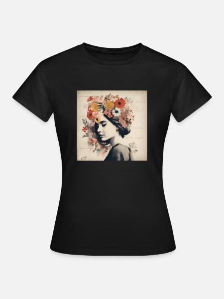 Weibliche Inspiration - Frauen T-Shirt - Schwarz