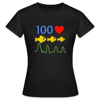 Fisherman - Women's T-Shirt - black - Front - AI Model Female 172 dark (172cm)