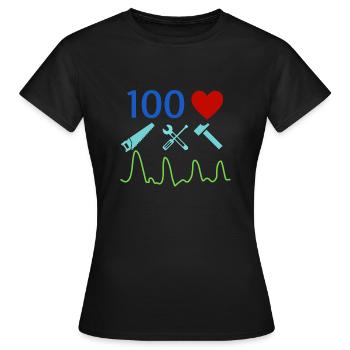 Bricoleur - T-shirt Femme - noir - Devant - AI Model Female 172 dark (172cm)