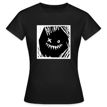 joker clown - Frauen T-Shirt - Schwarz - Vorne - AI Model Female 172 dark (172cm)
