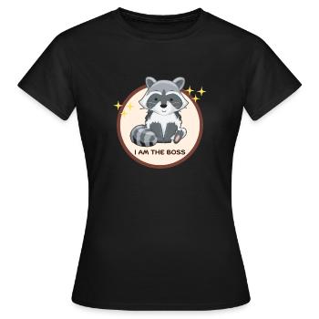 I AM THE CHEFFE - Frauen T-Shirt - Schwarz - Vorne - AI Model Female 172 dark (172cm)
