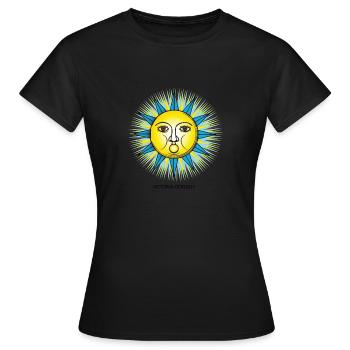Solstice d’hiver 03 - T-shirt Femme - noir - Devant - AI Model Female 172 dark (172cm)