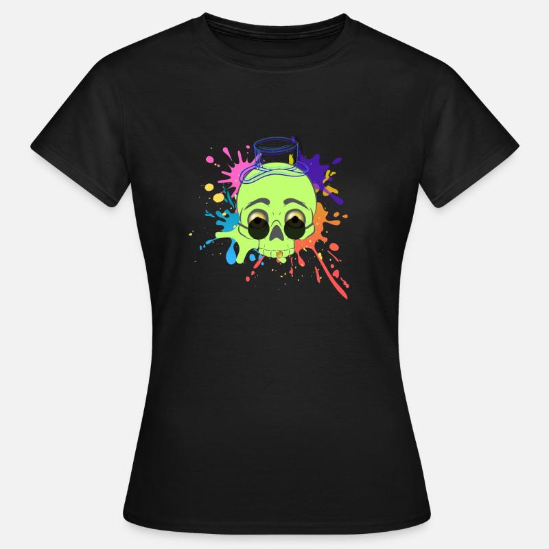 Splash Skull - Women's T-Shirt - black
