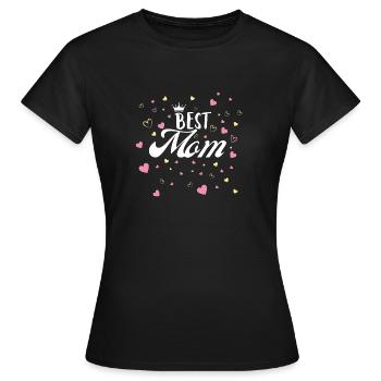 Meilleure maman - T-shirt Femme - noir - Devant - AI Model Female 172 dark (172cm)
