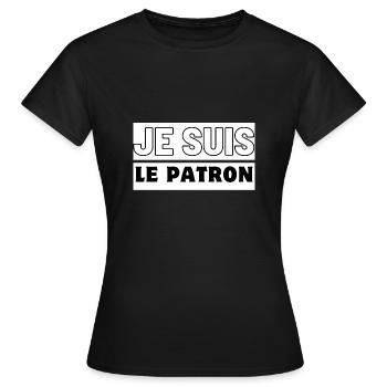 Duo Dominance Tees - T-shirt Femme - noir - Devant - AI Model Female 172 dark (172cm)