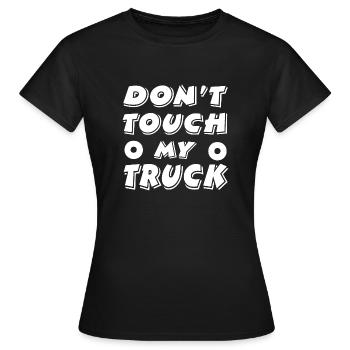 Truck - Frauen T-Shirt - Schwarz - Vorne - AI Model Female 172 dark (172cm)