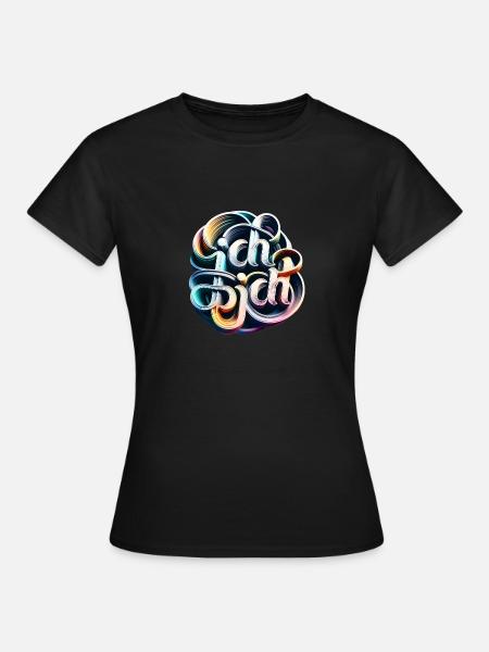 Selbstliebe im Wirbe - Frauen T-Shirt - Schwarz