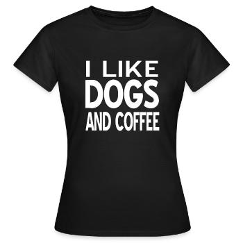 Canine - Women's T-Shirt - black - Front - AI Model Female 172 dark (172cm)