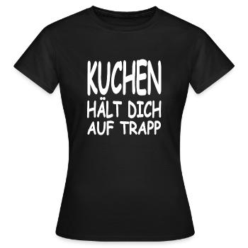 Cake - Women's T-Shirt - black - Front - AI Model Female 172 dark (172cm)