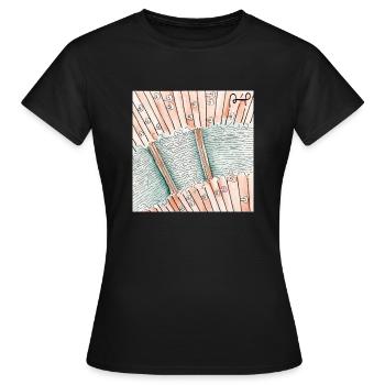 Confusion 4 - T-shirt Femme - noir - Devant - AI Model Female 172 dark (172cm)