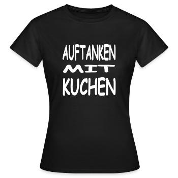 Cake - Women's T-Shirt - black - Front - AI Model Female 172 dark (172cm)
