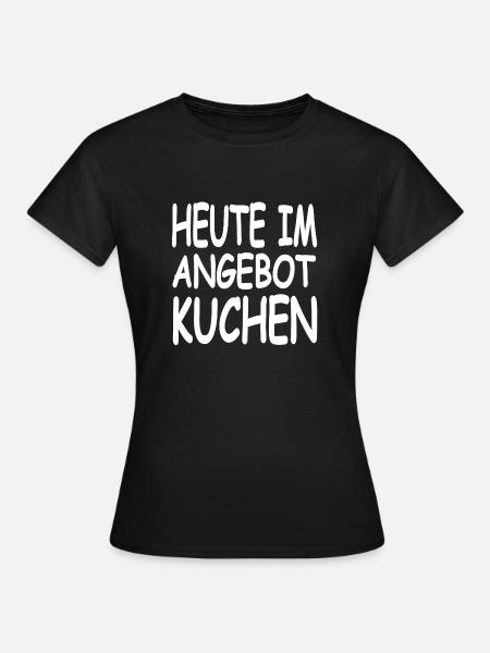Kuchen - Frauen T-Shirt - Schwarz