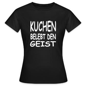Gâteau - T-shirt Femme - noir - Devant - AI Model Female 172 dark (172cm)