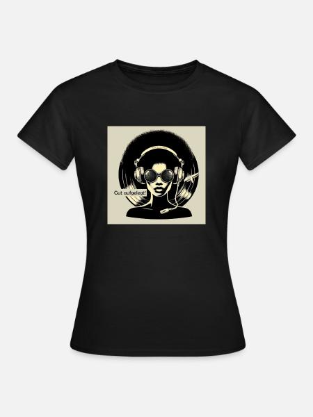 Gut aufgelegt! - Frauen T-Shirt - Schwarz