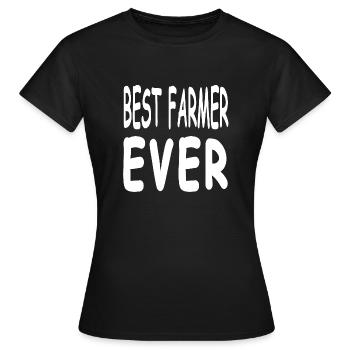 Bauer - Frauen T-Shirt - Schwarz - Vorne - AI Model Female 172 dark (172cm)