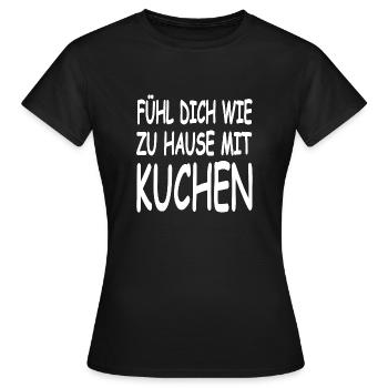 Cake - Women's T-Shirt - black - Front - AI Model Female 172 dark (172cm)
