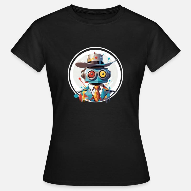 ROBOT DE GALA - Women's T-Shirt - black