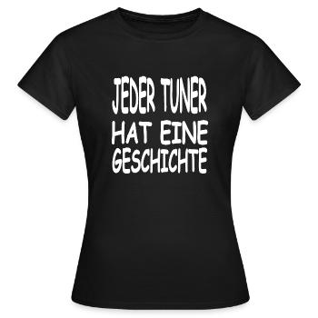 Tuner - Frauen T-Shirt - Schwarz - Vorne - AI Model Female 172 dark (172cm)