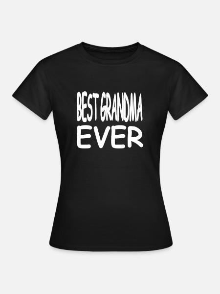 Oma - Frauen T-Shirt - Schwarz