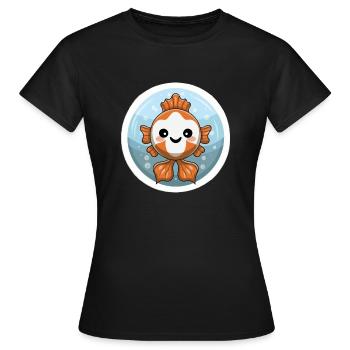 Clownfish Lover - Women's T-Shirt - black - Front - AI Model Female 172 dark (172cm)