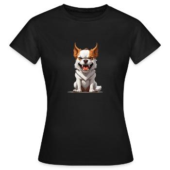 Dog Evil - Women's T-Shirt - black - Front - AI Model Female 172 dark (172cm)