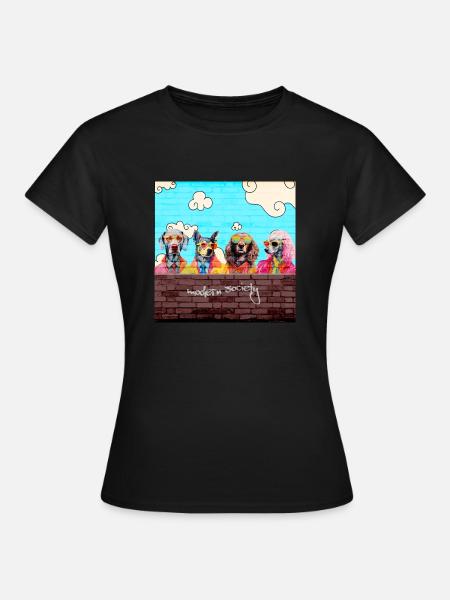 Modern Society - Frauen T-Shirt - Schwarz