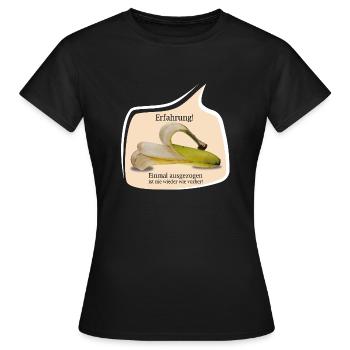 ausziehen m blase weiss - Frauen T-Shirt - Schwarz - Vorne - AI Model Female 172 dark (172cm)