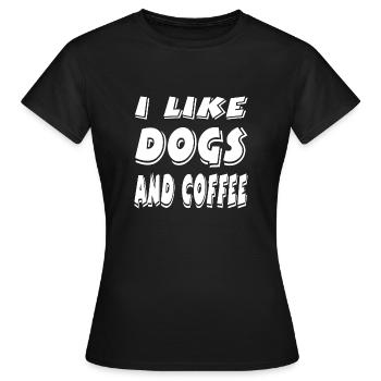 Canine - Women's T-Shirt - black - Front - AI Model Female 172 dark (172cm)