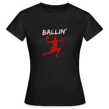PAS DANS MA MAISON GRUNGE - T-shirt Femme - noir - Devant - AI Model Female 172 dark (172cm)