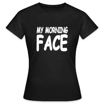 Gesicht - Frauen T-Shirt - Schwarz - Vorne - AI Model Female 172 dark (172cm)