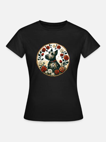 Scottish Terrier - Frauen T-Shirt - Schwarz