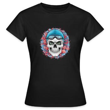 Plongez dans l’inconnu ! - T-shirt Femme - noir - Devant - AI Model Female 172 dark (172cm)