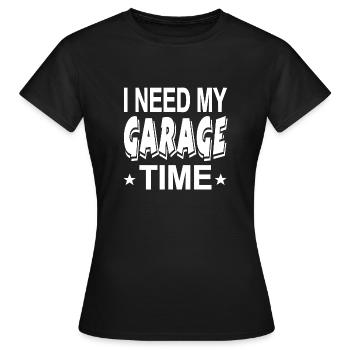 Garage - Frauen T-Shirt - Schwarz - Vorne - AI Model Female 172 dark (172cm)