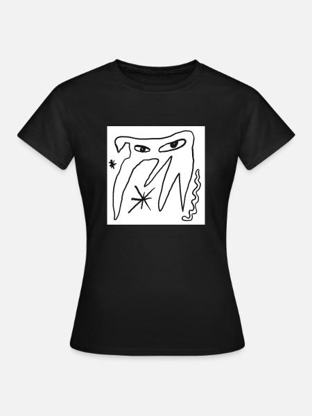 Folk stamp - Frauen T-Shirt - Schwarz