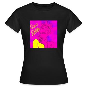 Sinnliche Frau - Frauen T-Shirt - Schwarz - Vorne - AI Model Female 172 dark (172cm)