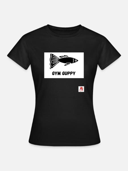 GYM Guppy NEW - Frauen T-Shirt - Schwarz