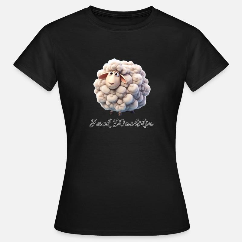 Jack Woolskin - Frauen T-Shirt - Schwarz