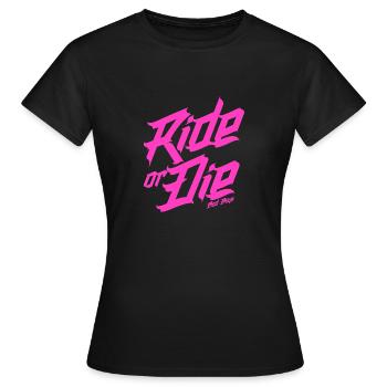 ride or die bad boys - T-shirt Femme - noir - Devant - AI Model Female 172 dark (172cm)