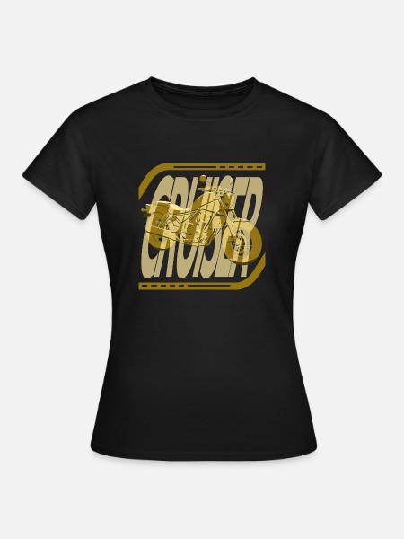 Abschaum-Kreuzer - Frauen T-Shirt - Schwarz