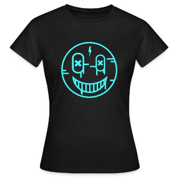 Smiling light - Frauen T-Shirt - Schwarz - Vorne - AI Model Female 172 dark (172cm)