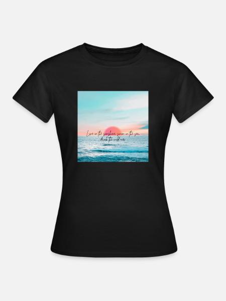 Summer vibes - Frauen T-Shirt - Schwarz