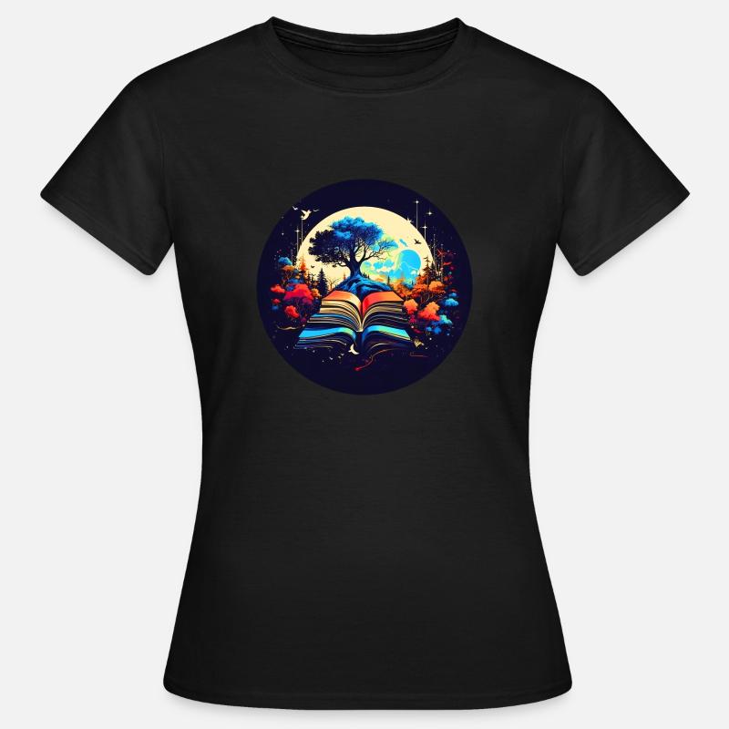 Dreamy reading experience - Women's T-Shirt - black