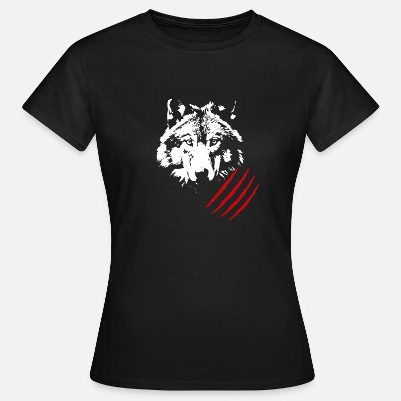 Wolf's Head - Women's T-Shirt - black