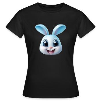 Rabbit Rabbit - Women's T-Shirt - black - Front - AI Model Female 172 dark (172cm)